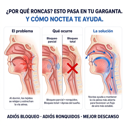 Noctea™ - Descanso sin ronquidos